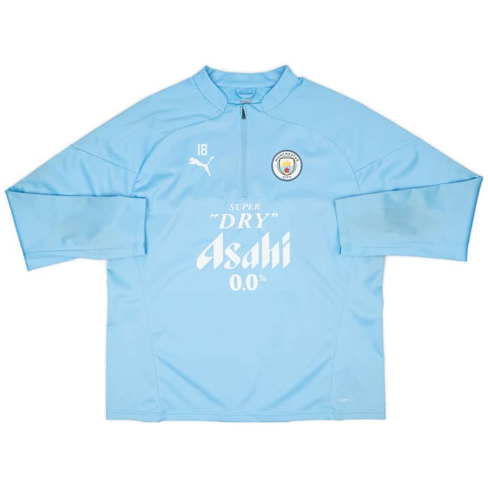 2023-24 Manchester City Player Issue 1/4 Zip Rain Top # - 7/10