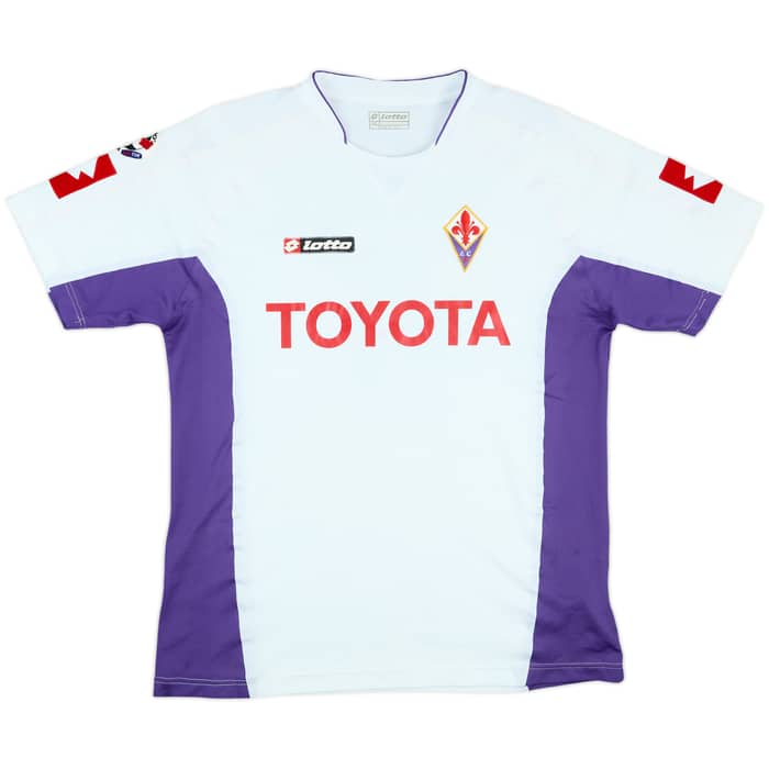 2007-08 Fiorentina Match Issue Away Shirt Cardinali #5