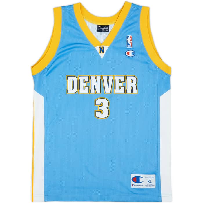 2006-08 Denver Nuggets Iverson #3 Champion Away Jersey - 9/10 - (XL.Boys)