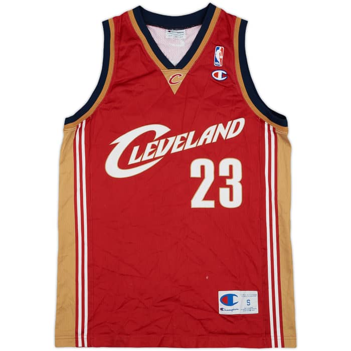 2003-10 Cleveland Cavaliers James #23 Champion Away Jersey - 5/10 - (S)