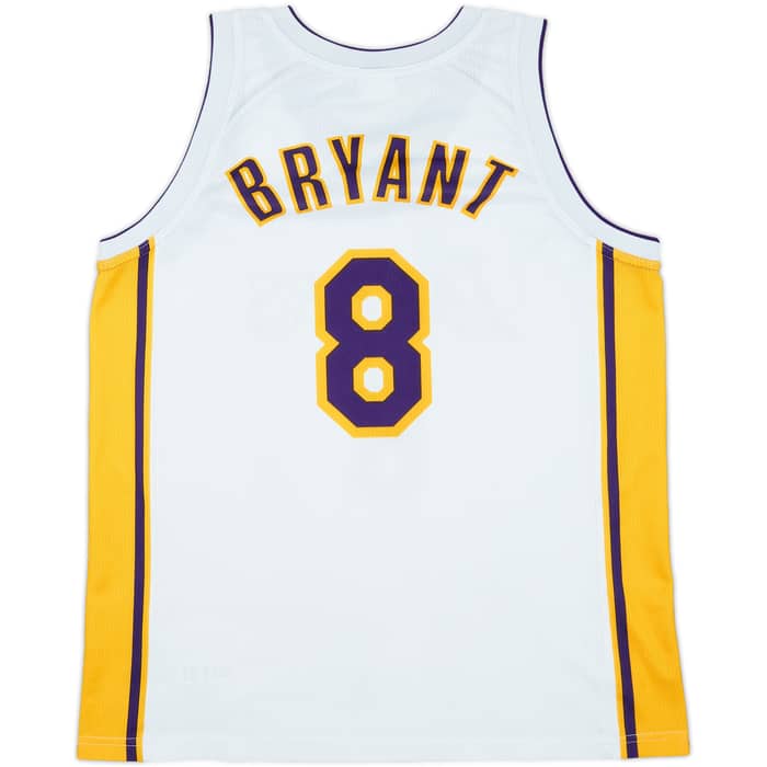 2002-06 LA Lakers Bryant #8 Champion Alternate Jersey - 8/10 - (L)
