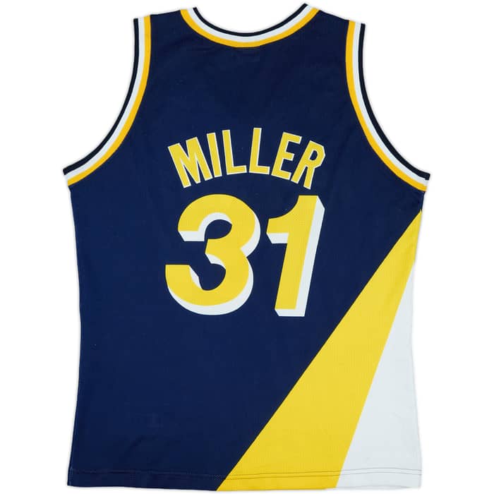 1991-97 Indiana Pacers Miller #31 Champion Away Jersey - 8/10 - (XL)