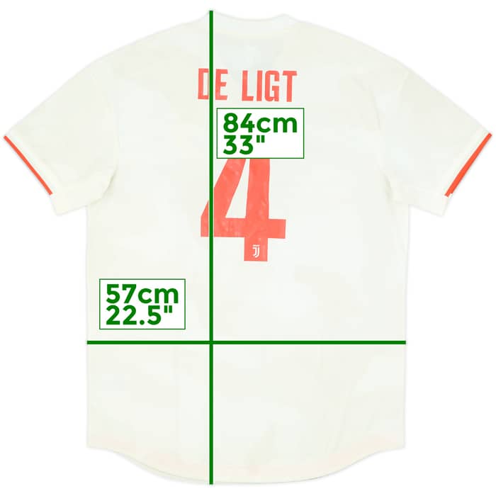 2019-20 Juventus Player Issue Away Shirt De Ligt #4 (L)