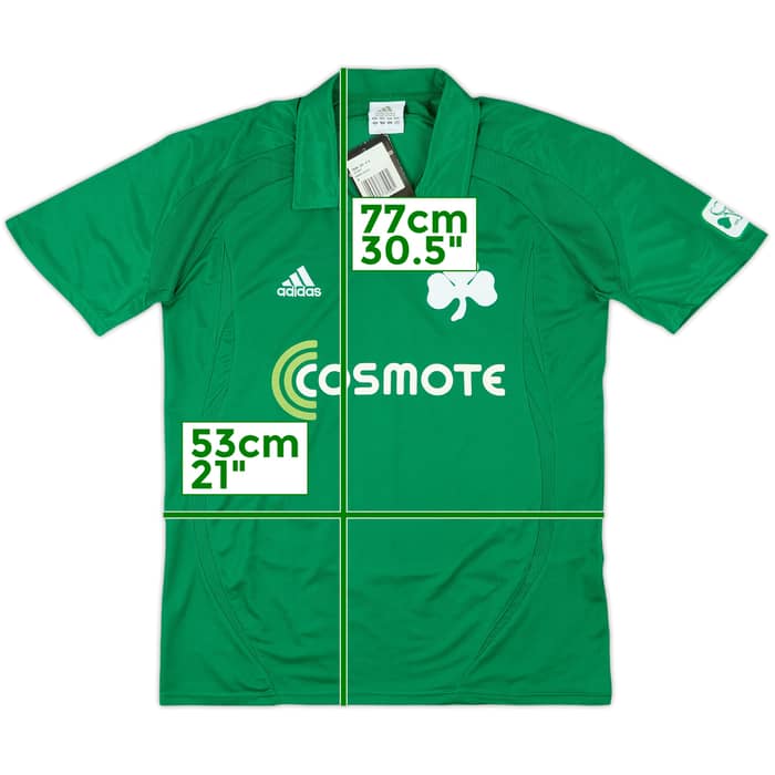 2008-09 Panathinaikos Home Shirt (M)
