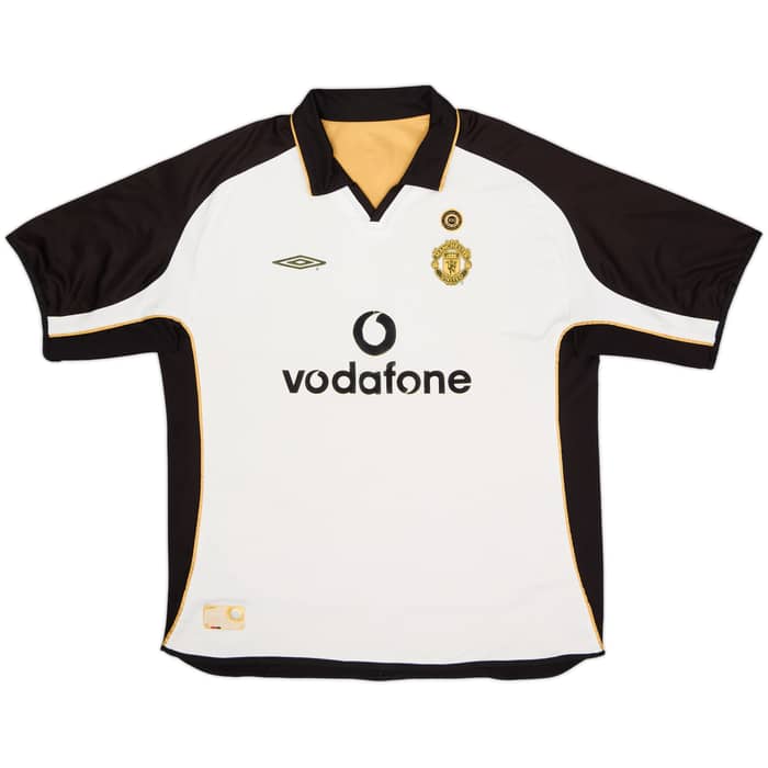 2001-02 Manchester United Centenary Away/Third Shirt Beckham #7 - 5/10 - (XXL)