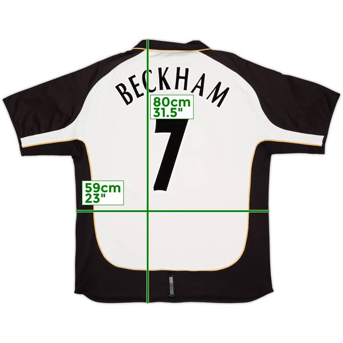 2001-02 Manchester United Centenary Away/Third Shirt Beckham #7 - 5/10 - (XXL)