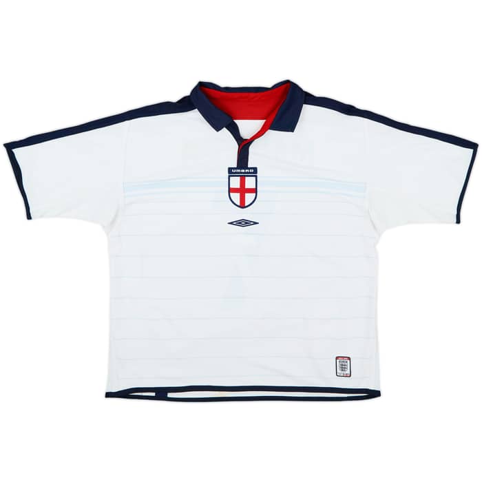 2003-05 England Home Shirt Beckham #7 - 5/10 - (L)