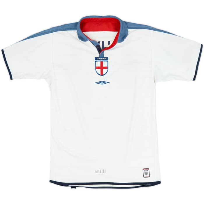 2003-05 England Home Shirt Beckham #7 - 5/10 - (M)