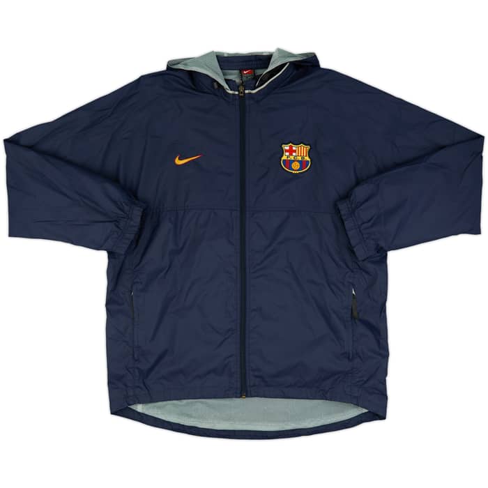 2000-01 Barcelona Nike Hooded Track Jacket - 5/10 - (L)