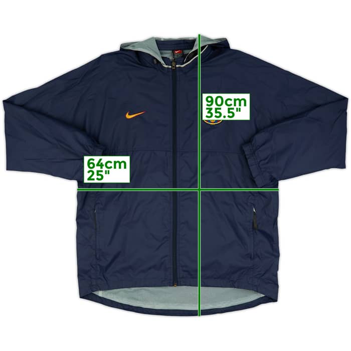 2000-01 Barcelona Nike Hooded Track Jacket - 5/10 - (L)