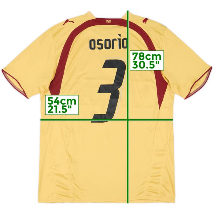 2006-07 Stuttgart Third Shirt Osorio #3 - 8/10 - (L)