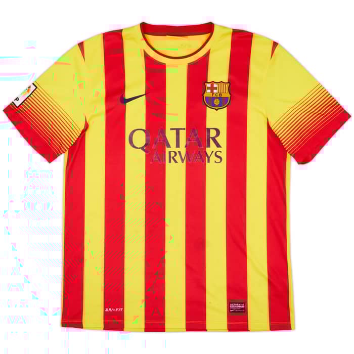 2013-15 Barcelona Camiseta Visitante Messi #10 - 5/10 - (L)