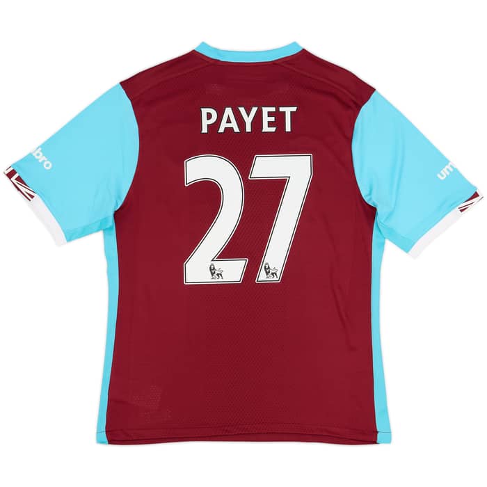 2016-17 West Ham Home Shirt Payet #27 (M)