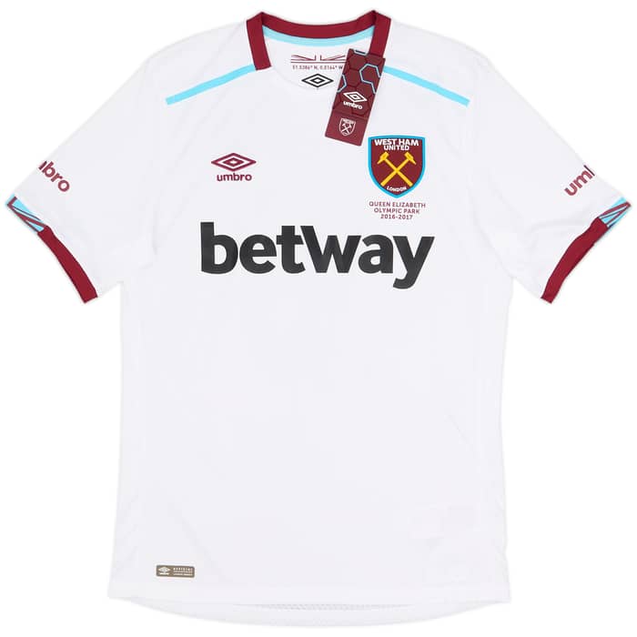 2016-17 West Ham Away Shirt Noble #16 (M)