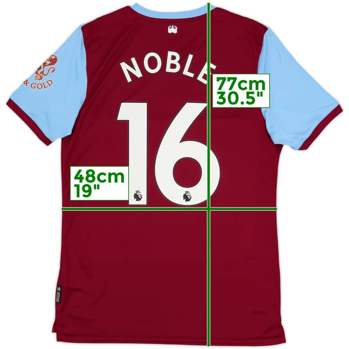 2019-20 West Ham Home Shirt Noble #16 (M)