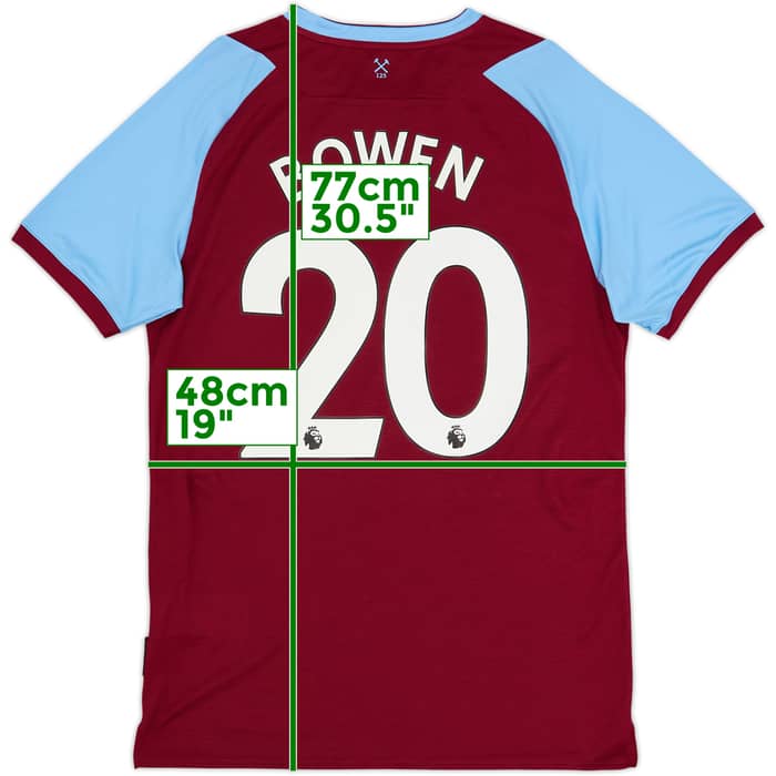 2020-21 West Ham Home Shirt Bowen #20 (M)