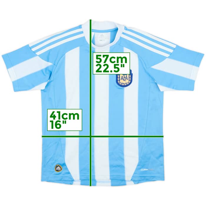 2010-11 Argentina Home Shirt - 8/10 - (S.Boys)