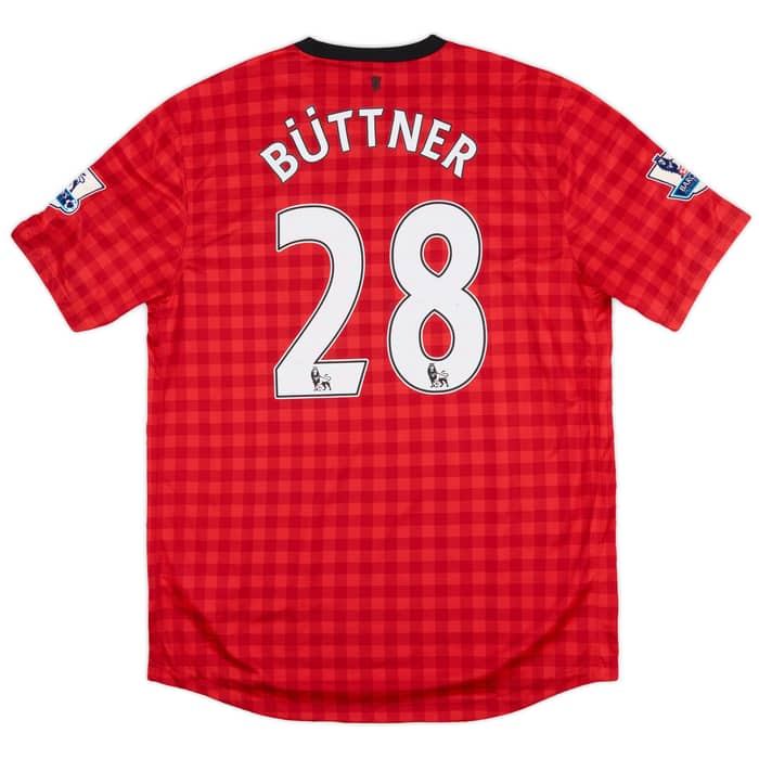 2012-13 Manchester United Home Shirt Buttner #28 - 7/10 - (L)