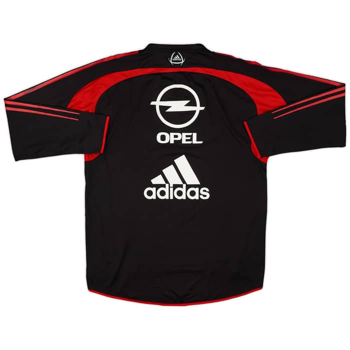 2004-05 AC Milan adidas Training L/S Shirt - 8/10 - (M/L)