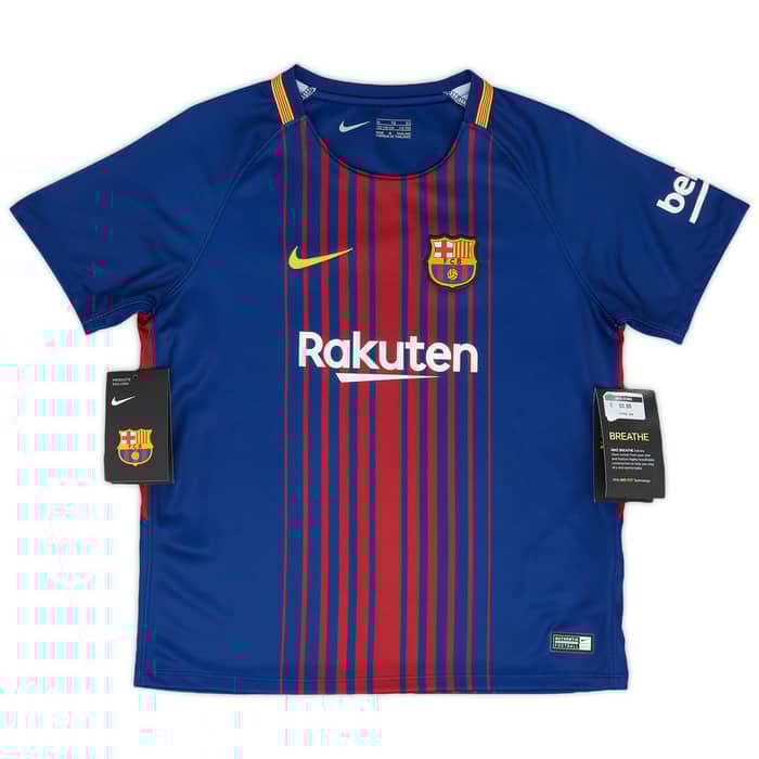 2017-18 Barcelona Home Full Kit (Little Kids)