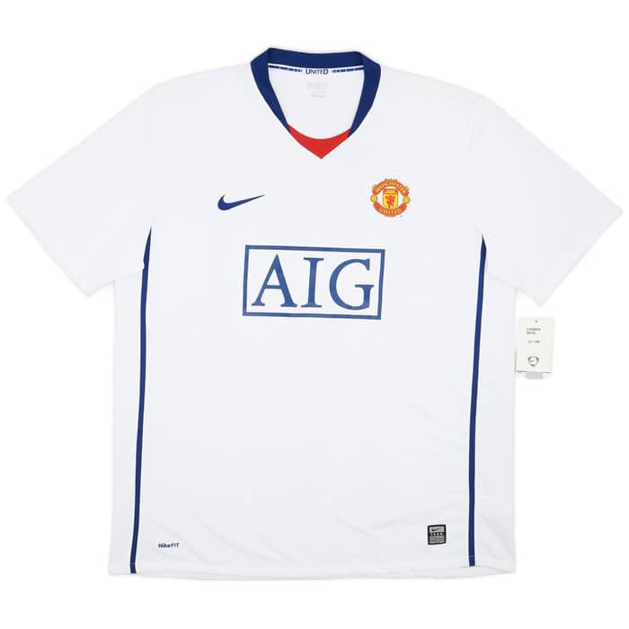 2008-10 Manchester United Away Shirt Evra #3 (XL)
