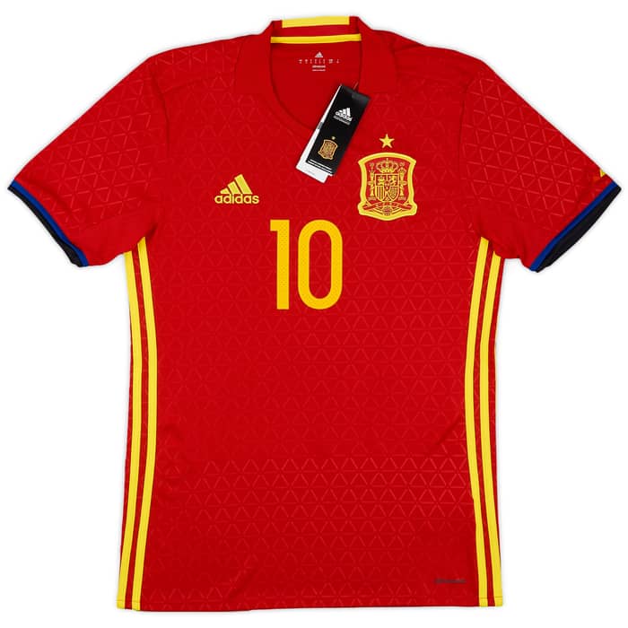 2016-17 Spain Home Shirt Fabregas #10 (S)