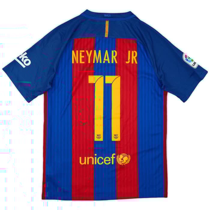 2016-17 Barcelona Home Shirt Neymar Jr #11 - 10/10 - (S)