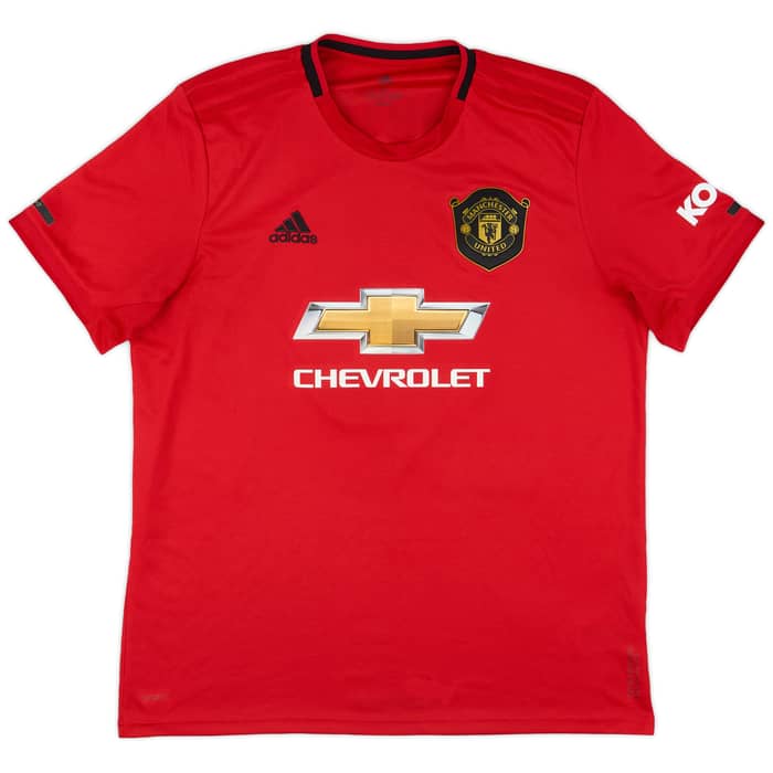 2019-20 Manchester United Home Shirt Martial #9 - 8/10 - (XL)