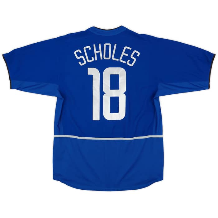 2002-03 Manchester United Third Shirt Scholes #18 - 5/10 - (L)