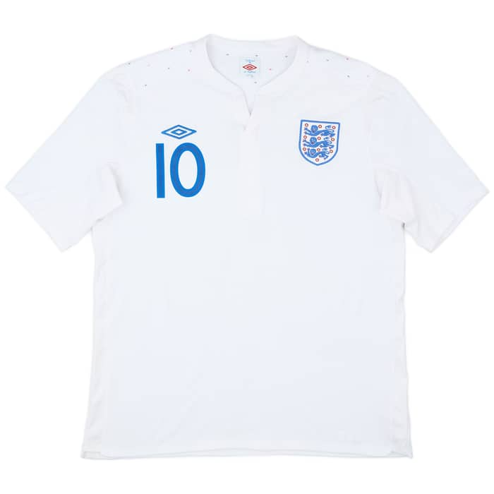 2010-11 England Home Shirt Rooney #10 - 8/10 - (XL)
