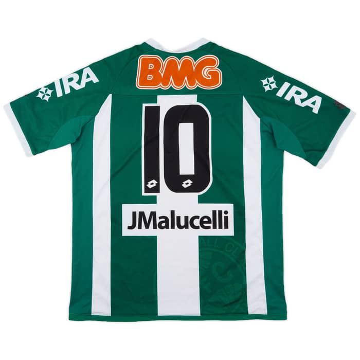 2011 Coritiba Away Shirt #10 - 8/10 - (L)
