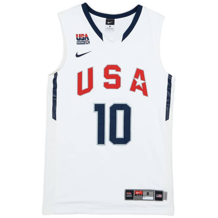 2010 USA Bryant #10 Nike Authentic Home Jersey - 7/10 - (S)