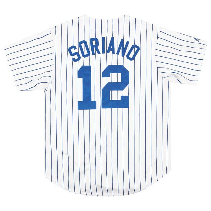 2007-08 Chicago Cubs Soriano #12 Majestic Jersey (Home) XL
