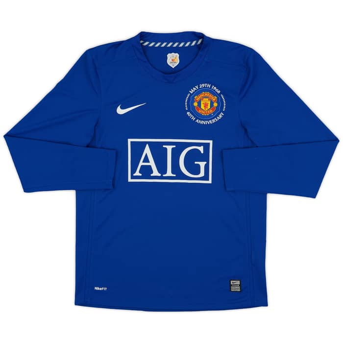 2008-09 Manchester United Third L/S Shirt Vidic #15 - 5/10 - (S)