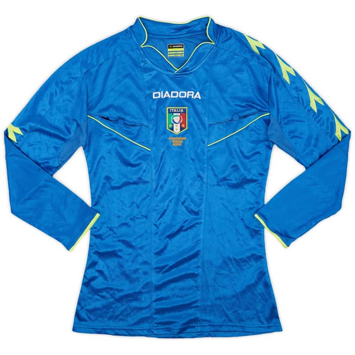 2013-14 Italy Diadora Referee L/S Shirt - 6/10 - (M)