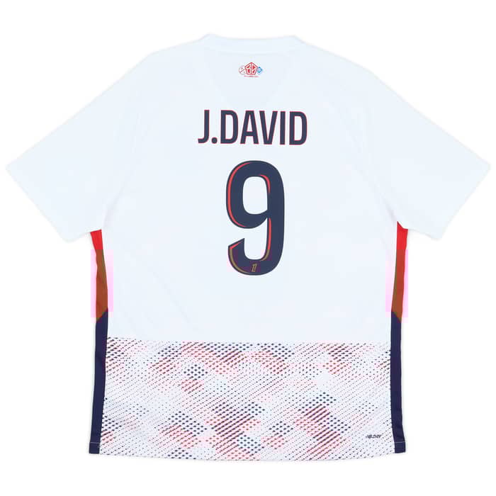 2024-25 Lille Away Shirt J.David #9
