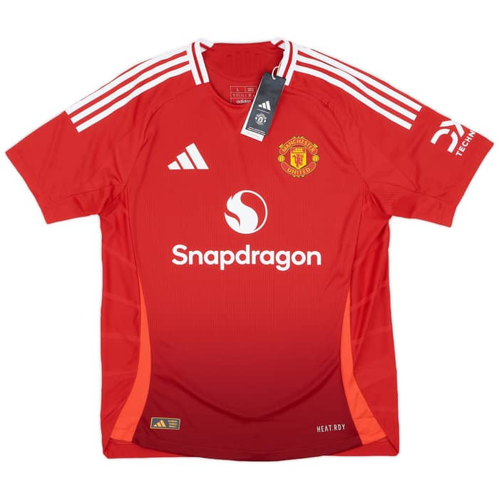 2024-25 Manchester United Authentic Home Shirt Toone #7 (Unisex Fit)
