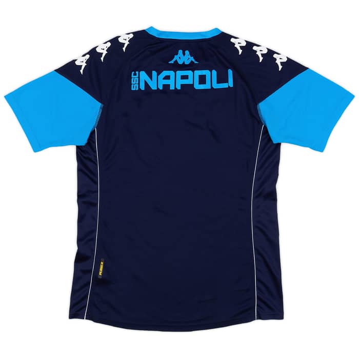 2017-18 Napoli Player Issue Training Tee # - 7/10