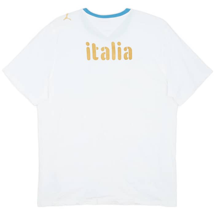 2016-17 Italy Puma Cotton Tee - 9/10 - (XL)
