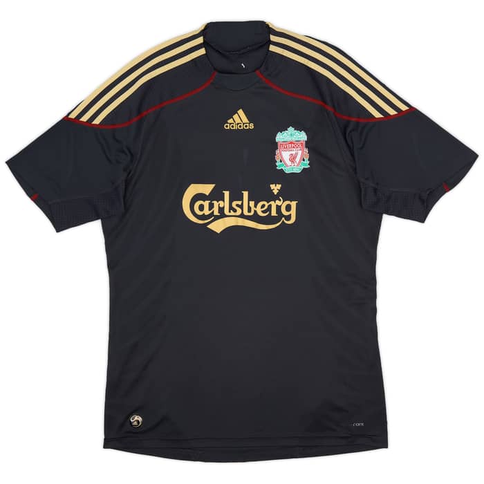 2009-10 Liverpool Away Shirt Gerrard #8 - 6/10 - (M)