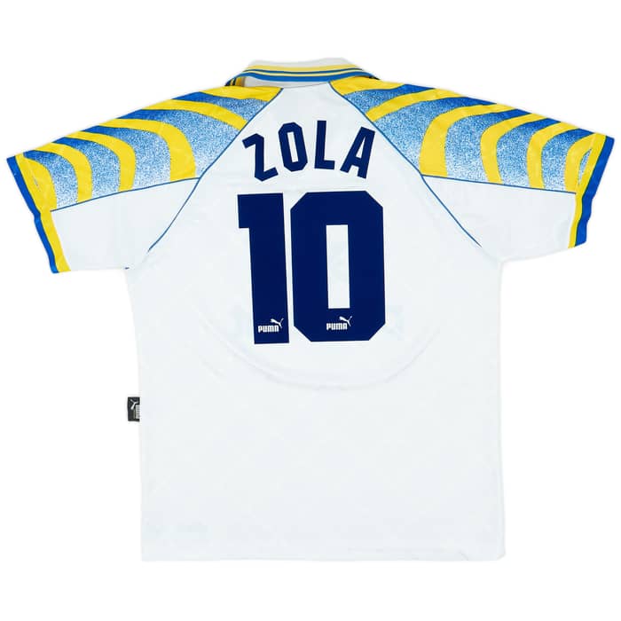 1995-97 Parma Home Shirt Zola #10 - 6/10 - (XL)