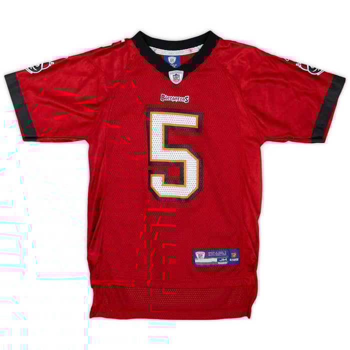 2009-11 Tampa Bay Buccaneers Freeman #5 Reebok On Field Home Jersey - 9/10 - (M.Boys)