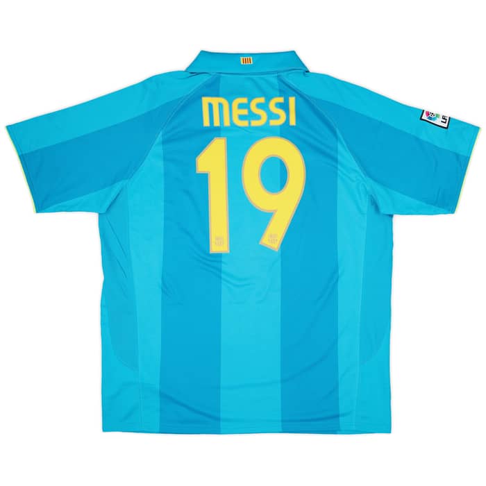 2007-09 Barcelona Away Shirt Messi #19 - 5/10 - (XXL)