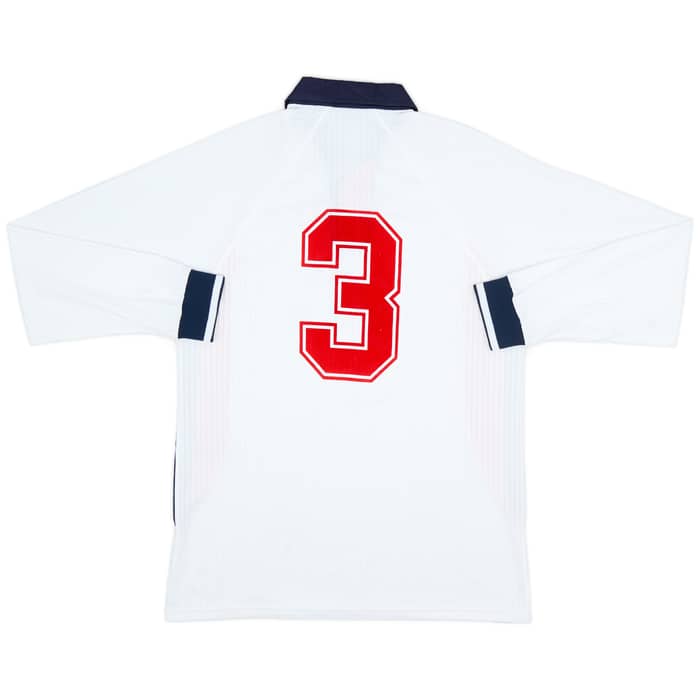 1998-99 Umbro Template L/S Shirt (England) #3 - 9/10 - (S)