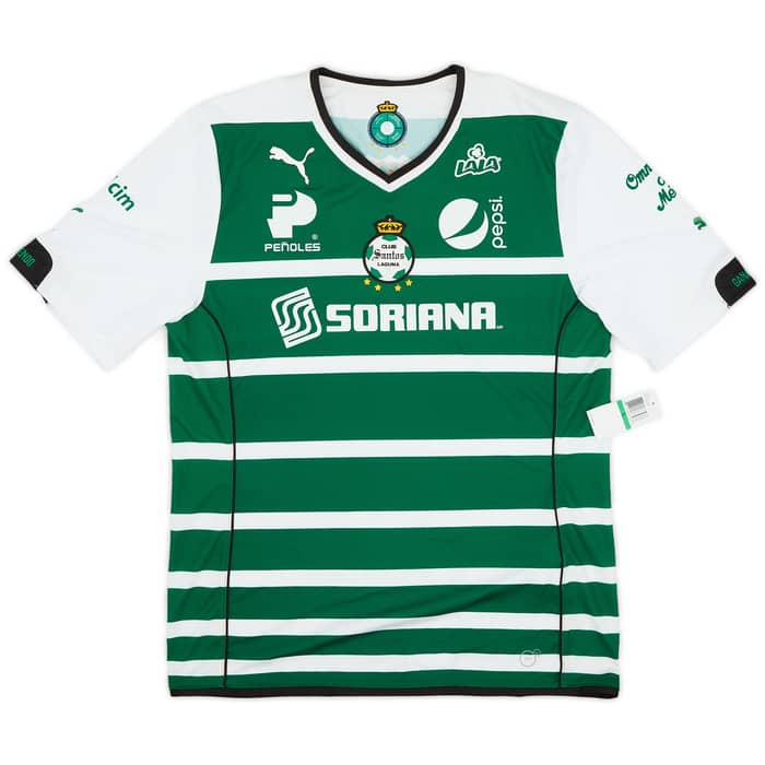 2014-15 Santos Laguna Home Shirt - 10/10 - (L)
