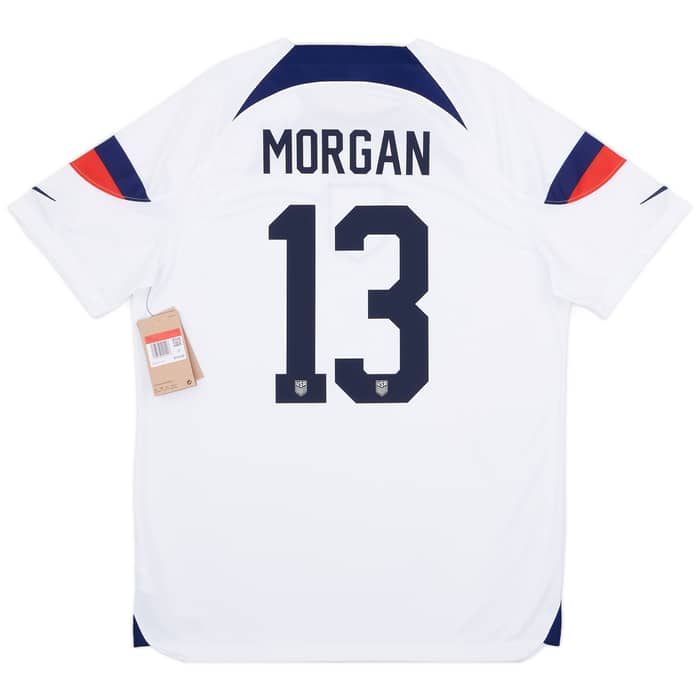 2022-23 USA Women's Home Shirt Morgan #13 (Unisex Fit)