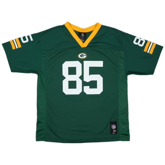 2012 Green Bay Packers Jennings #85 NFL Replica Home Jersey - 8/10 - (XL.Boys)