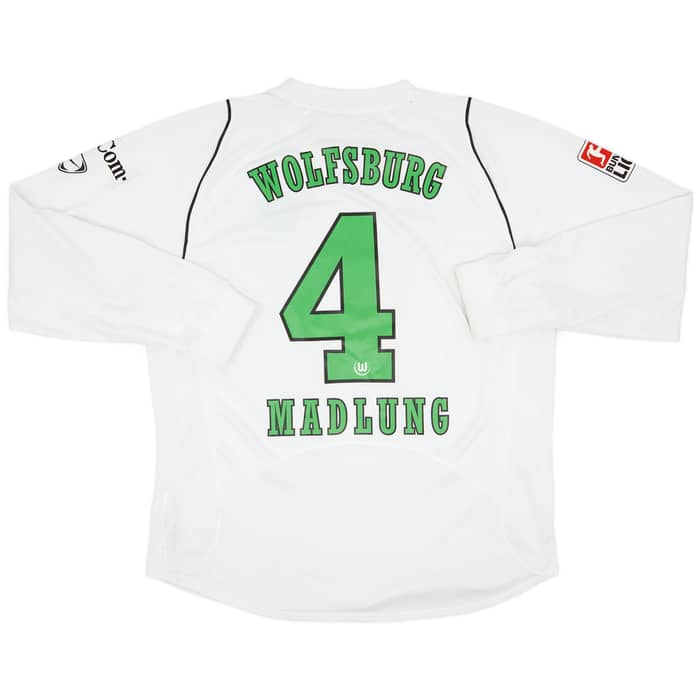 2006-07 Wolfsburg Match Issue Away Shirt Madlung #4