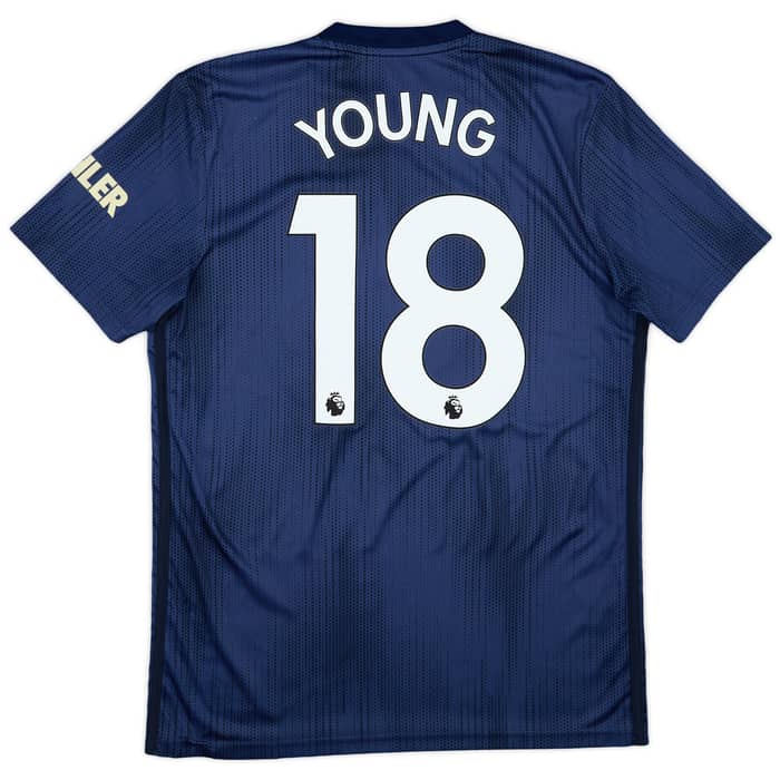 2018-19 Manchester United Third Shirt Young #18 - 6/10 - (M)