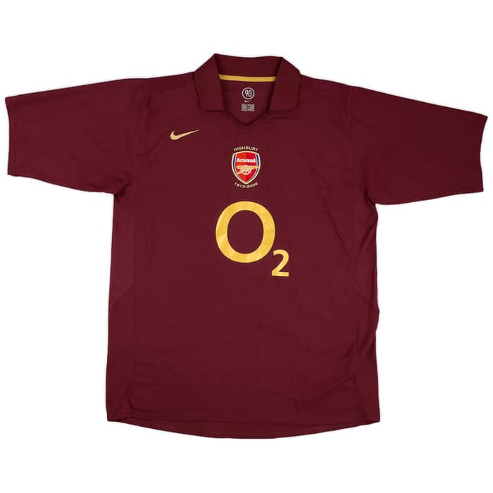 2005-06 Arsenal Home Shirt Henry #14 - 9/10 - (XL)
